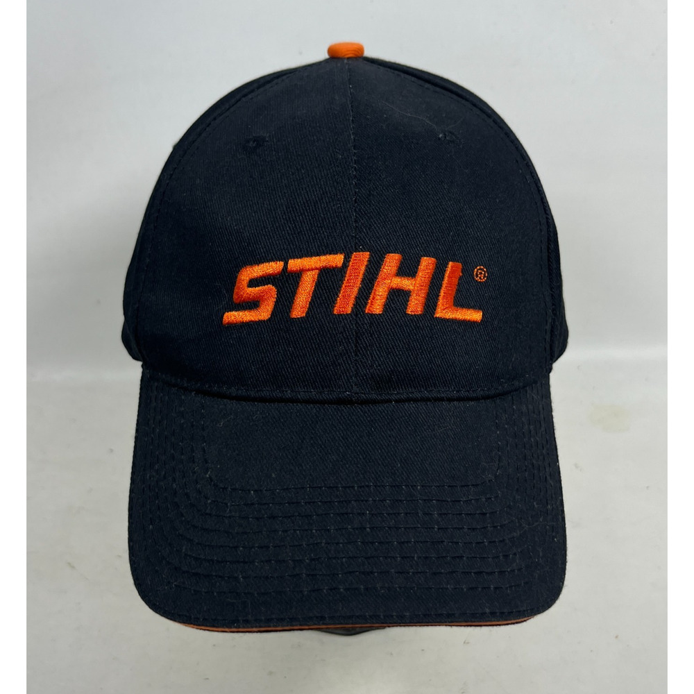 STIHL Hat Adult OS Cap Chainsaw Power Equipment Employee Uniform Black